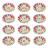 Boho Folkart Kitchen Spices Labels (Voorkant)