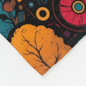 Boho Folklorische Bloem- en Mandala Patroon Deken (Hoek)