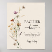 Boho fopspeen Hunter Poster (Voorkant)