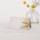 Boho Foral Fall Wedding Plaatskaartje (Achterkant)