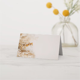 Boho Foral Fall Wedding Plaatskaartje