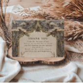 Boho Forest Antler Wedding Bedankkaart