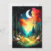 Boho Forest avontuur wacht op verjaardag Kaart (Achterkant)