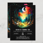 Boho Forest avontuur wacht op verjaardag Kaart (Voorkant / Achterkant)