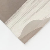 Boho Forest Landschap Kunstwerk Fleece Deken (Hoek)