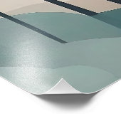 Boho Forest Landschap Kunstwerk Foto Afdruk (Hoek)