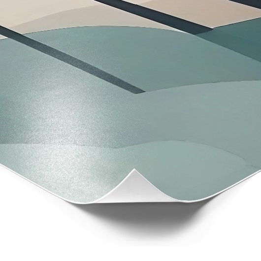 Boho Forest Landschap Kunstwerk Foto Afdruk (Hoek)