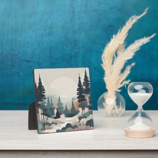 Boho Forest Landschap Kunstwerk Fotoplaat (Insitu)