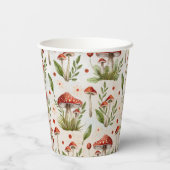 Boho Forest Woodland Animals Herfst Baby shower Papieren Bekers (Achterkant)