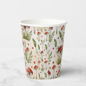 Boho Forest Woodland Animals Herfst Baby shower Papieren Bekers (Rechts)