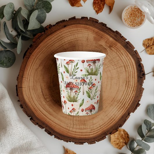 Boho Forest Woodland Animals Herfst Baby shower Papieren Bekers
