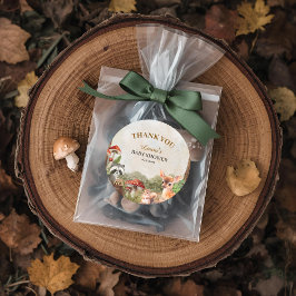 Boho Forest Woodland Animals Rustiek Baby shower Bedankzakje