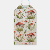 Boho Forest Woodland Animals Rustiek Baby shower Cadeaulabel (Achterkant)