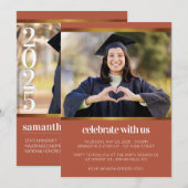 Boho Foto Afstuderen Kaart (Voorkant / Achterkant)