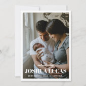 Boho Foto Bruiloft Save the Date Kaart (Voorkant)