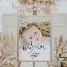 Boho foto doop welkomstbord