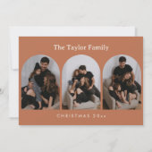 Boho Foto Kerst Kaart (Achterkant)