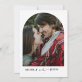 Boho Foto | Minimalistisch repetitiediner Kaart (Achterkant)