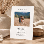 Boho Foto Save the Date | Moderne Minimalistische 