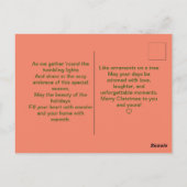 Boho Foto Vakantie Seizoen Briefkaart (Achterkant)