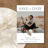 Boho Fotobruiloft Bewaar de datum Save The Date