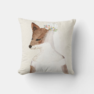 Boho Fox Bride Kussen
