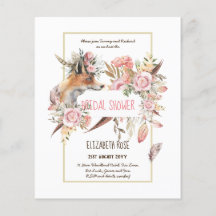 Boho FOX Bruiloft Feest Bos Veren Bloemstuk
