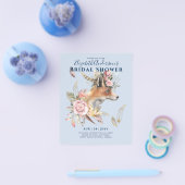 Boho FOX Bruiloftsbos Feathers Bloemstuk Flyer (Enkel)