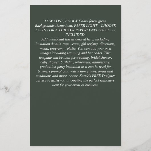 Boho FOX Bruiloftsfeest Woodland Veren Bloemen Flyer (Achterkant)