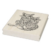 Boho Fox Doodle Rubberstempel (Stempel)