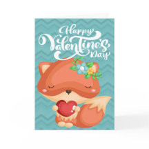 Boho Fox Happy Valentine's Day