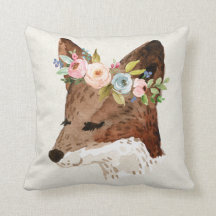 Boho Fox met Pastel Flowers