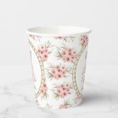 Boho Fox Tee Pee Baby Shower papieren bekers (Links)