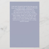 Boho FOX Vrijgezellenfeest Woodland Feathers Flora Flyer (Achterkant)