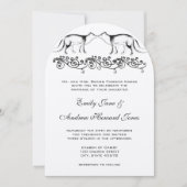 boho Fox Wedding Uitnodiging (Voorkant)