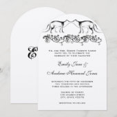 boho Fox Wedding Uitnodiging (Voorkant / Achterkant)