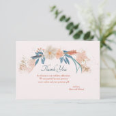 Boho Frame Dankuwenskaart Bedankkaart (Staand voorkant)