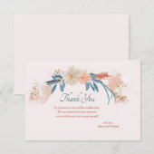 Boho Frame Dankuwenskaart Bedankkaart (Voorkant / Achterkant)