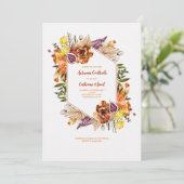 Boho Frame Kaart (Staand voorkant)