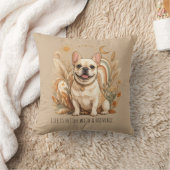 Boho Franse Bulldog Zon en Maan Kussen (Deken)