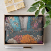 Boho Franse Poedel Portret Decoupage Tissuepapier (Geschenk)