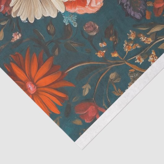 Boho Franse Poedel Portret Decoupage Tissuepapier (Detail)