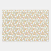 Boho Free Spirit Floral Pastel Fun Inpakpapier Vel (Voorkant 3)