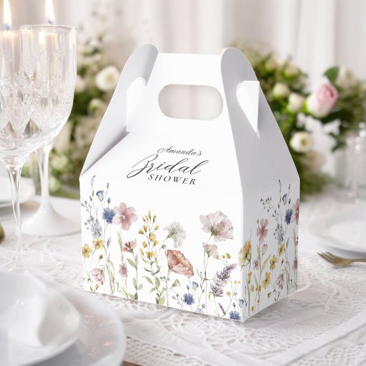 Boho Fresh Wildflower Aangepast Vrijgezellenfeest Bedankdoosjes