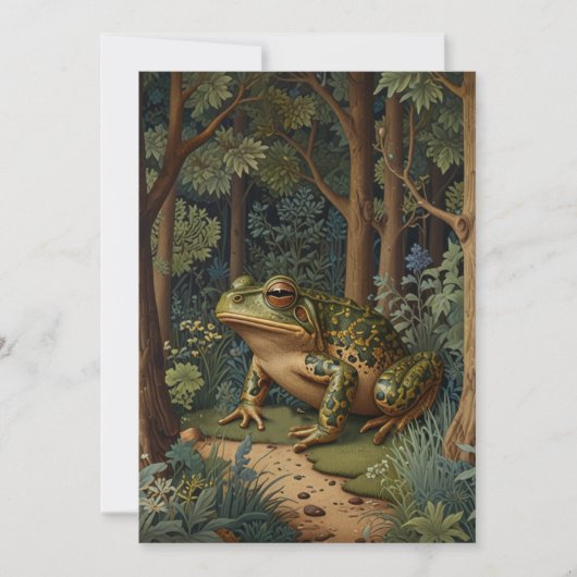  boho frog bos kaart