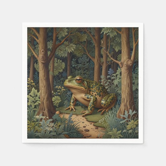 boho frog bos servet (Voorkant)