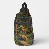  boho frog bos sling bag (Voorkant)