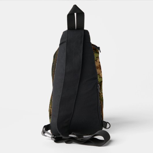 boho frog bos sling bag (Achterkant)