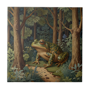  boho frog bos tegeltje