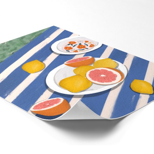 Boho Fruit Wall Art Poster (Hoek)